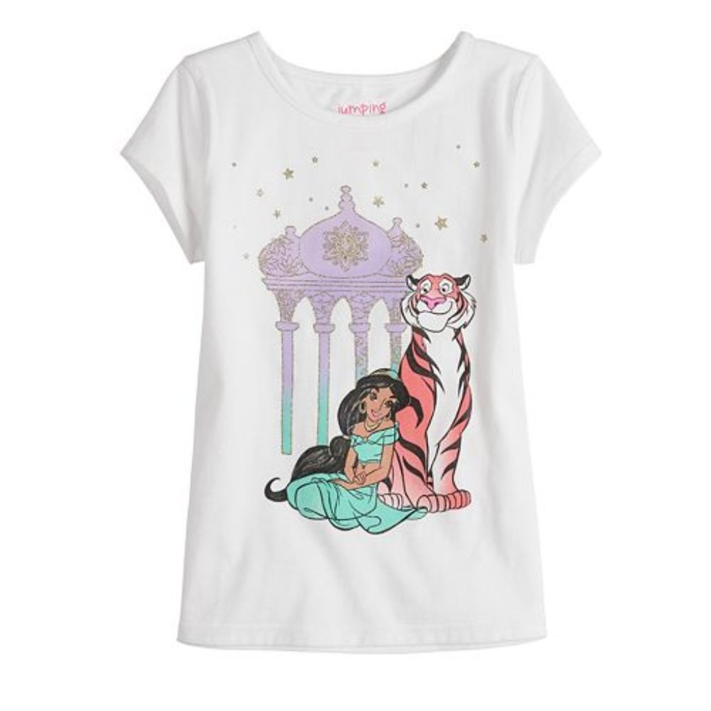 Disney's Aladdin Tee with Jasmine & Raja - NWT